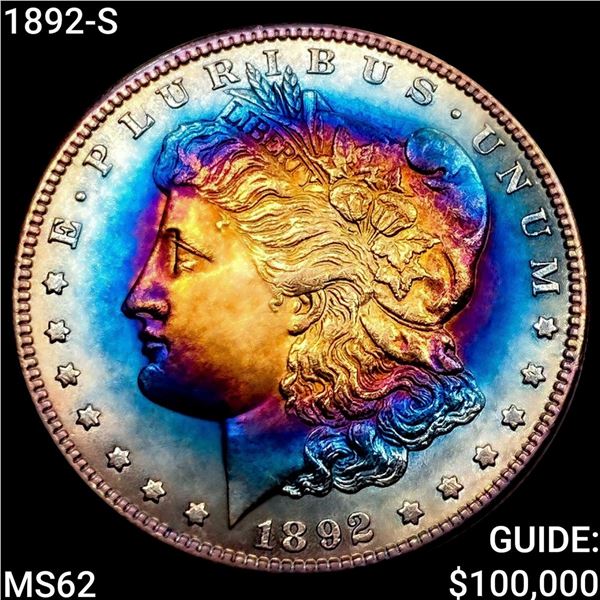 1892-S Morgan Silver Dollar UNCIRCULATED