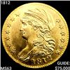 Image 1 : 1812 $5 Gold Half Eagle CHOICE BU