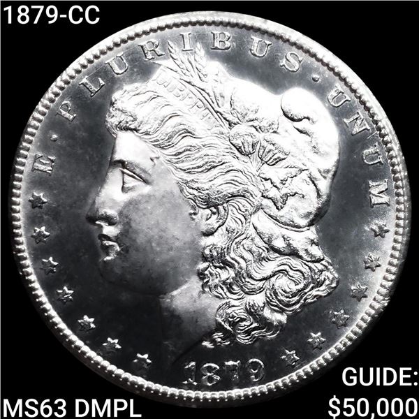 1879-CC Morgan Silver Dollar CHOICE BU DMPL