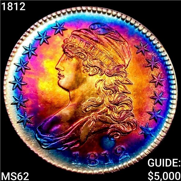 1812 Capped Bust Half Dollar UNCIRCULATED