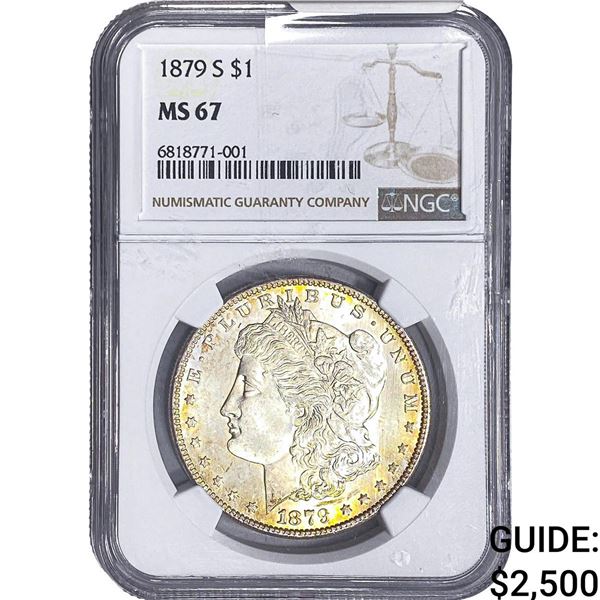 1879-S Morgan Silver Dollar NGC MS67