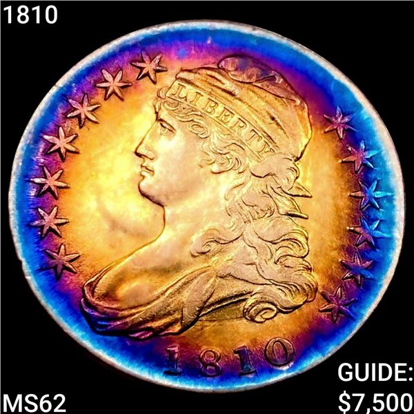 1810 Capped Bust Half Dollar UNCIRCULATED