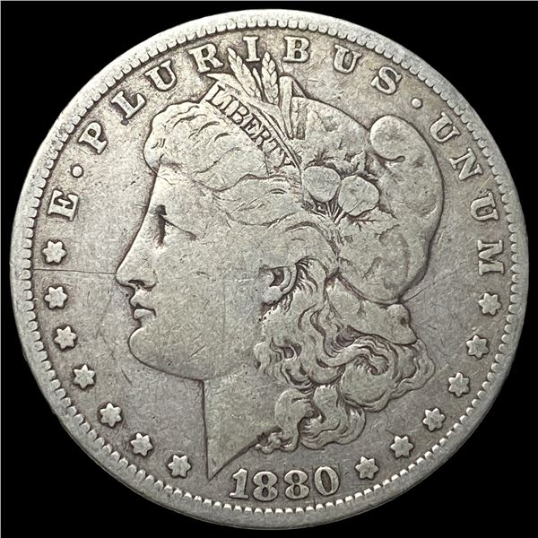 1880 Morgan Silver Dollar ABOUT UNCIRCULATED