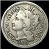 Image 1 : 1870 Nickel Three-Cent Piece ABOUT  UNCIRCULATED