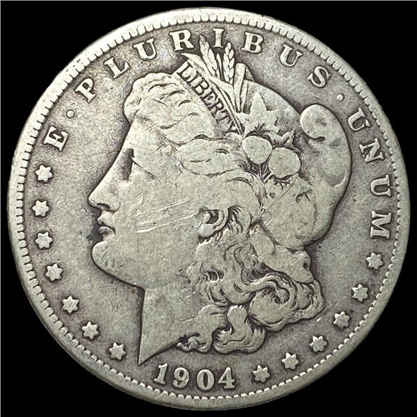 1904-S Silver Morgan Dollar NICELY CIRCULATED