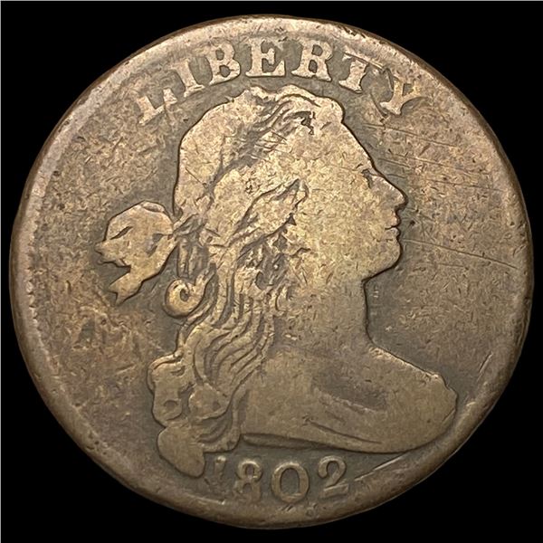 1802 Draped Bust Large Cent NICELY CIRCULATED