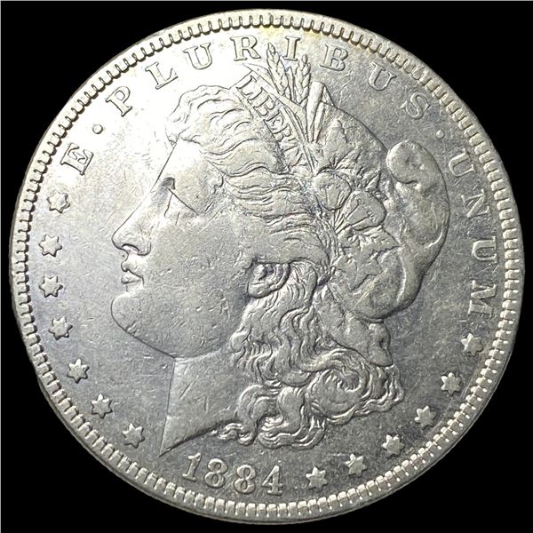 1884 Morgan Silver Dollar NEARLY UNCIRCULATED
