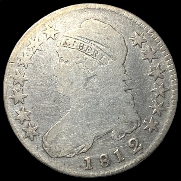 1812 Capped Bust Half Dollar NICELY  CIRCULATED