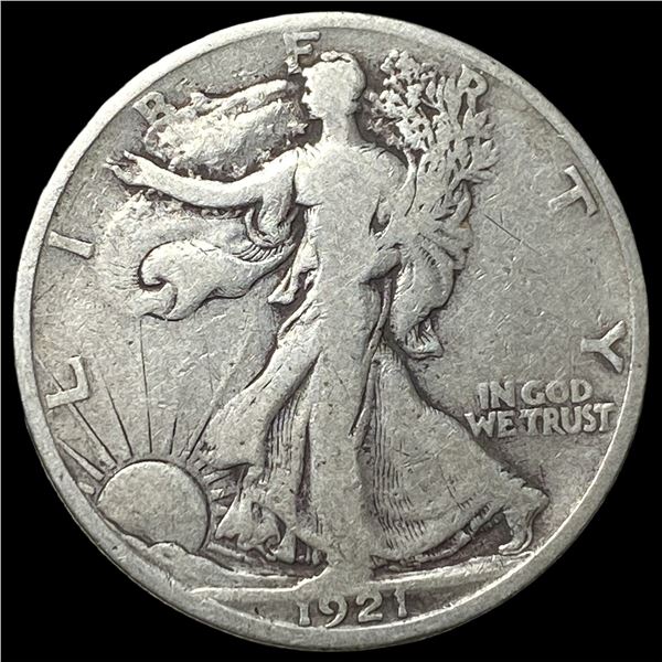 1921-S Silver Walking Liberty Half Dollar  NICELY CIRCULATED