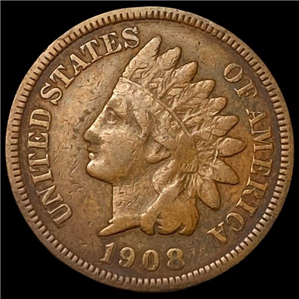 1908-S Indian Head Cent ABOUT UNCIRCULATED