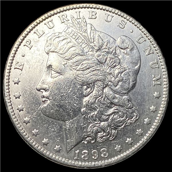 1898 Silver Morgan Dollar ABOUT UNCIRCULATED