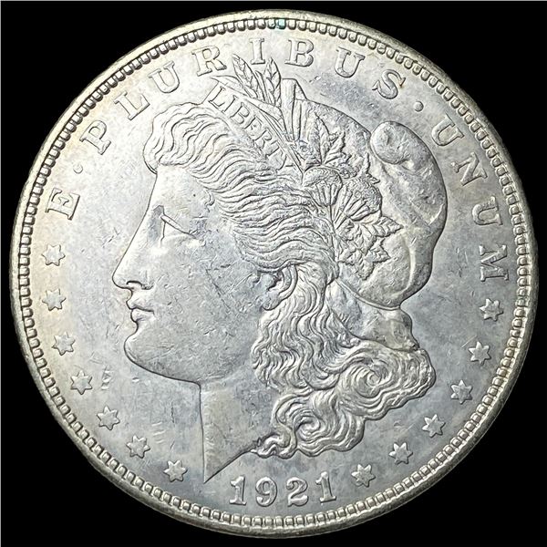 1921-D Silver Morgan Dollar ABOUT  UNCIRCULATED