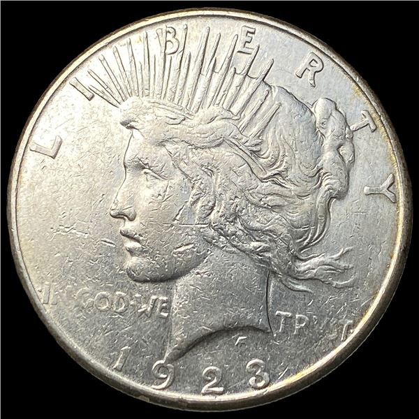 1923-S Silver Peace Dollar CLOSELY  UNCIRCULATED