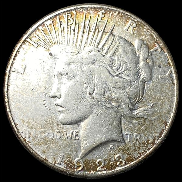 1923-S Silver Peace Dollar NEARLY  UNCIRCULATED