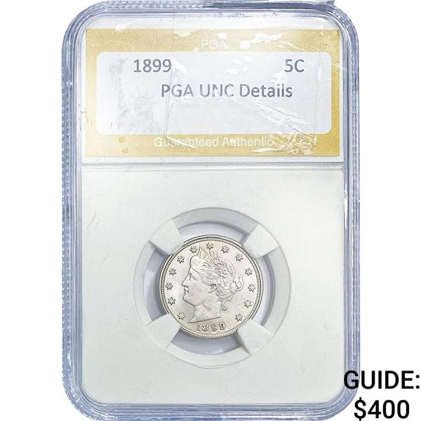 1899 Liberty Victory Nickel PGA UNC Details