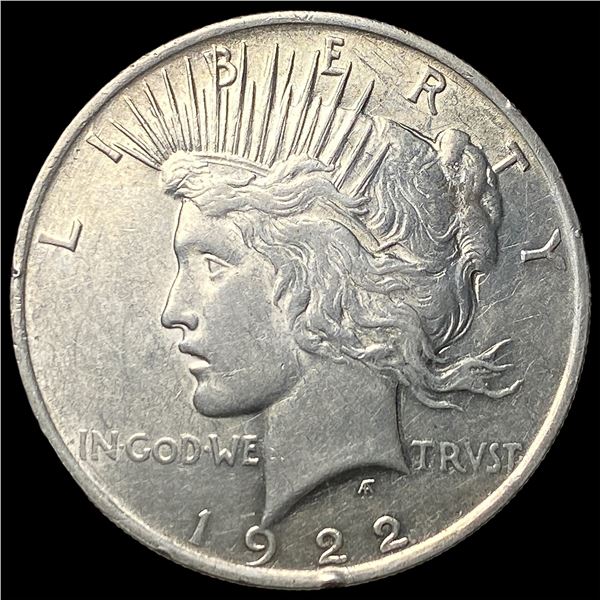 1922 Silver Peace Dollar CLOSELY UNCIRCULATED