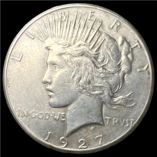 1927 Silver Peace Dollar CLOSELY UNCIRCULATED