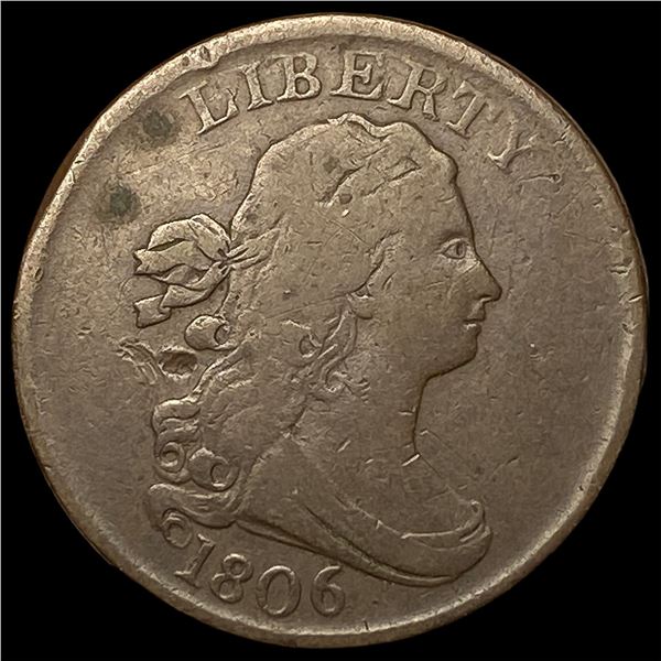 1806 Draped Bust Half Cent NICELY CIRCULATED