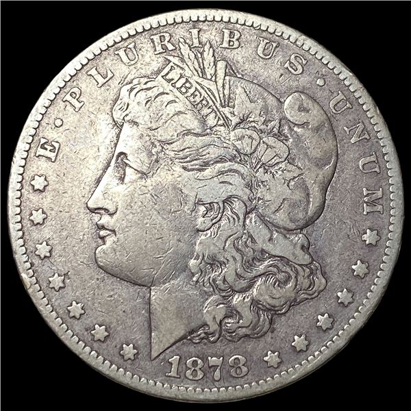 1878-CC Silver Morgan Dollar ABOUT  UNCIRCULATED
