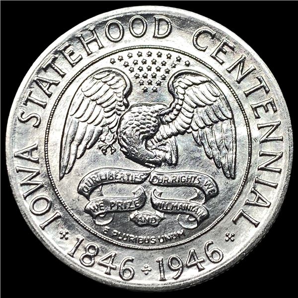 1946 Silver Iowa Half Dollar UNCIRCULATED