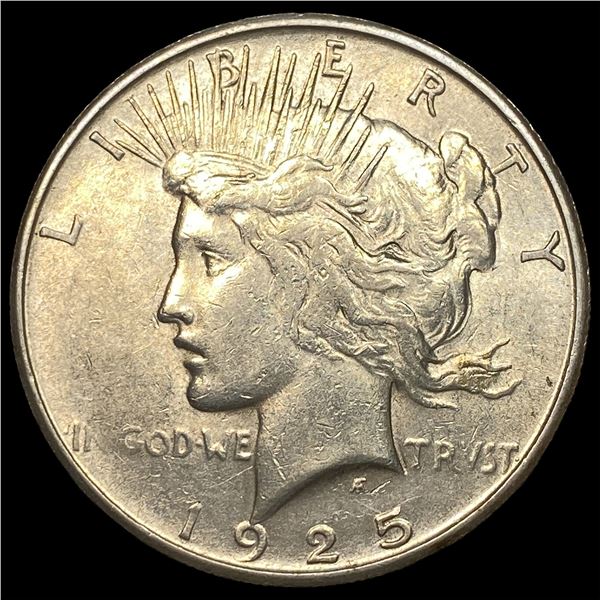 1925-S Silver Peace Dollar CLOSELY  UNCIRCULATED