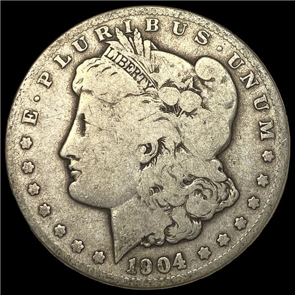 1904-S Silver Morgan Dollar NICELY CIRCULATED