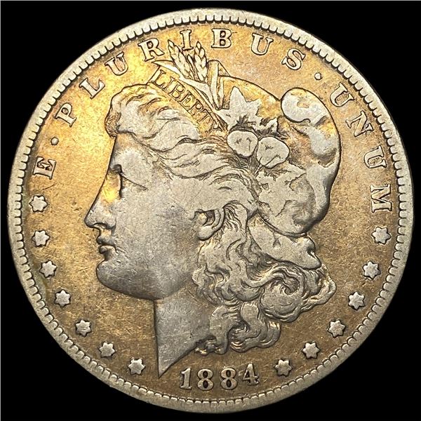 1884 Silver Morgan Dollar ABOUT UNCIRCULATED