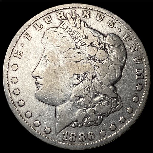 1886 Silver Morgan Dollar LIGHTLY CIRCULATED