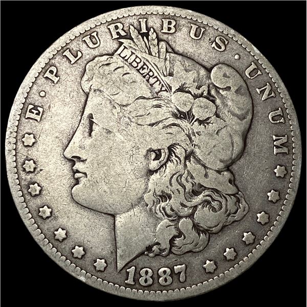 1887-O Silver Morgan Dollar LIGHTLY  CIRCULATED