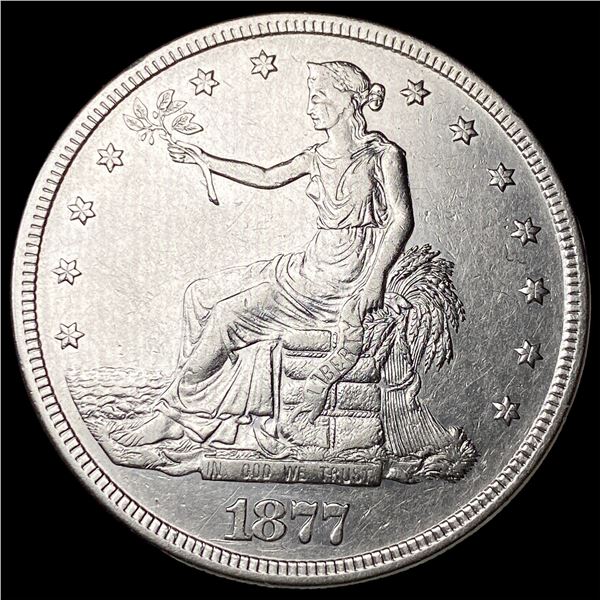 1877-S Silver Trade Dollar CLOSELY  UNCIRCULATED