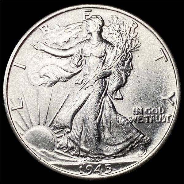 1945-S Silver Walking Liberty Half Dollar  UNCIRCULATED