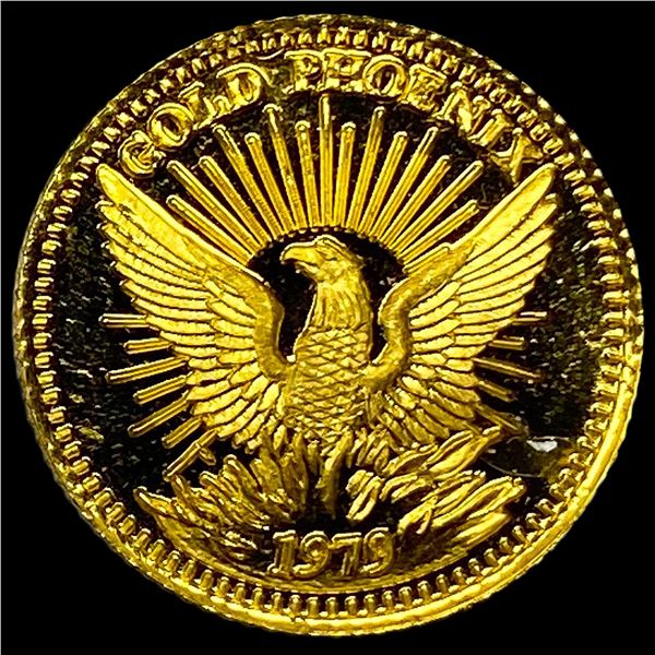 1979 1/2oz Gold Phoenix .995 Fine SUPERB GEM  BU