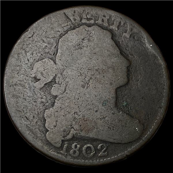 1802 Draped Bust Large Cent NICELY CIRCULATED