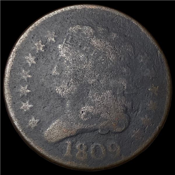 1809 Classic Head Half Cent NICELY CIRCULATED