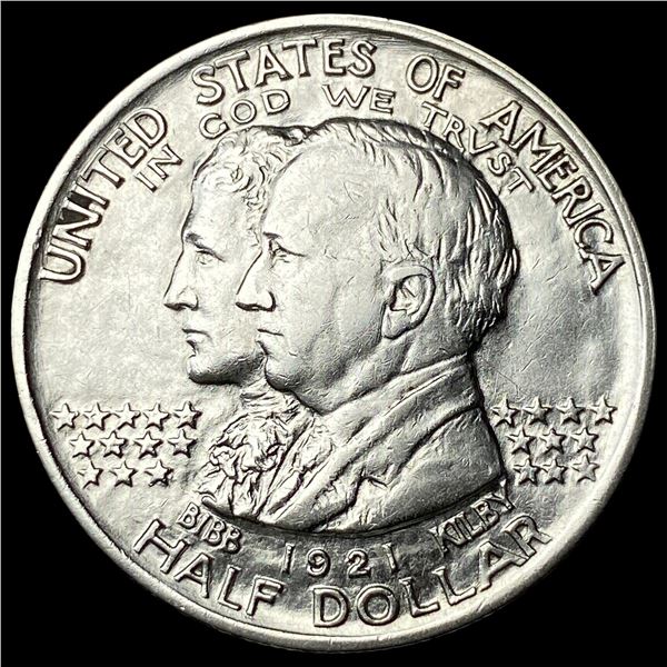 1921 Silver Alabama Half Dollar CLOSELY  UNCIRCULATED