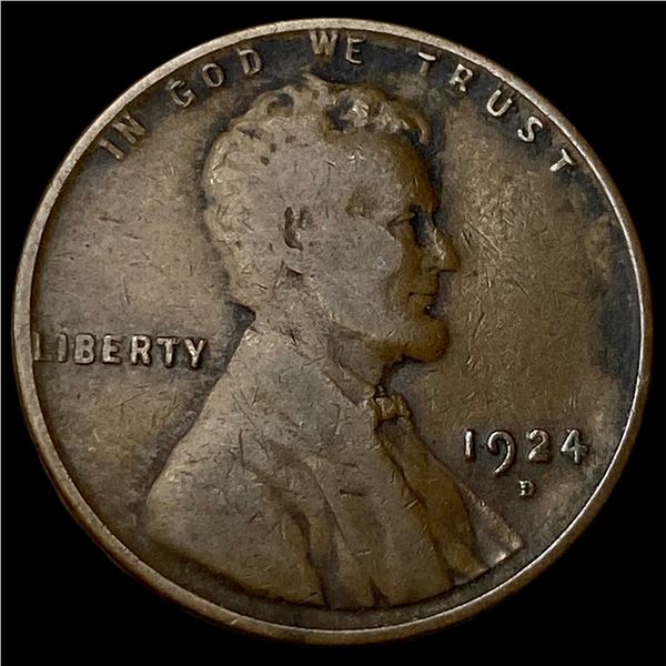 1924-D Lincoln Wheat Cent LIGHTLY CIRCULATED