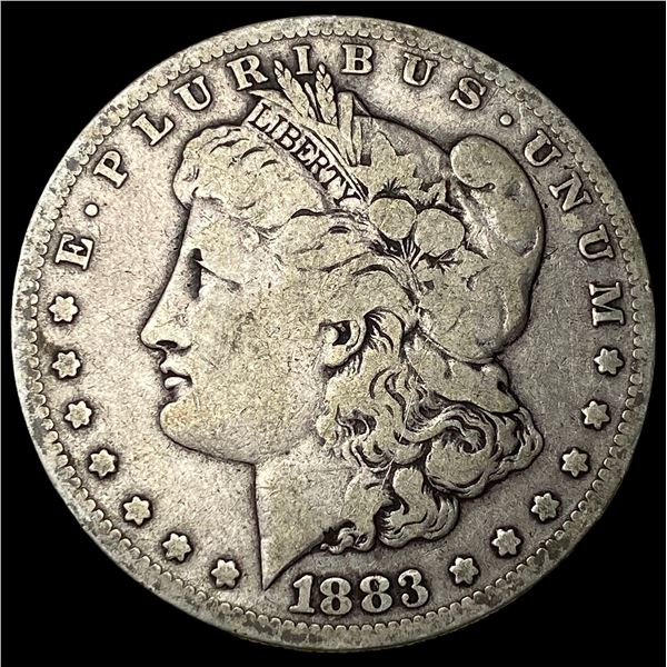 1883-S Silver Morgan Dollar ABOUT  UNCIRCULATED