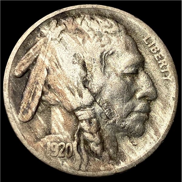 1920-S Buffalo Nickel ABOUT UNCIRCULATED