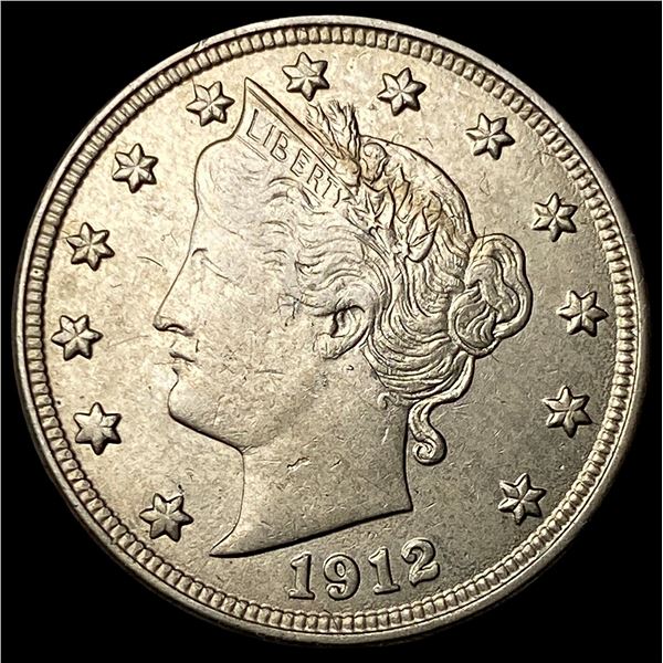 1912 Liberty Head Nickel NEARLY UNCIRCULATED