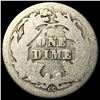 Image 2 : 1876-CC Silver Seated Liberty Dime NICELY  CIRCULATED