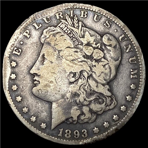 1893-CC Silver Morgan Dollar HIGH GRADE
