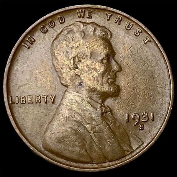 1931-S Lincoln Wheat Cent CLOSELY  UNCIRCULATED