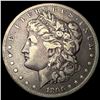 Image 1 : 1890-CC Silver Morgan Dollar ABOUT  UNCIRCULATED