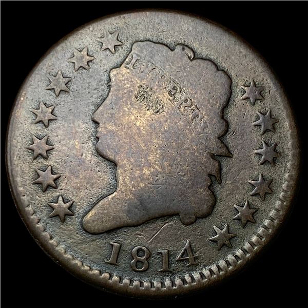 1814 Classic Head Large Cent NICELY  CIRCULATED