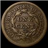 Image 2 : 1853 Braided Hair Large Cent CLOSELY  UNCIRCULATED
