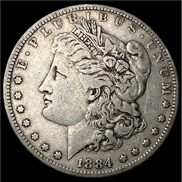 1884-S Silver Morgan Dollar ABOUT  UNCIRCULATED