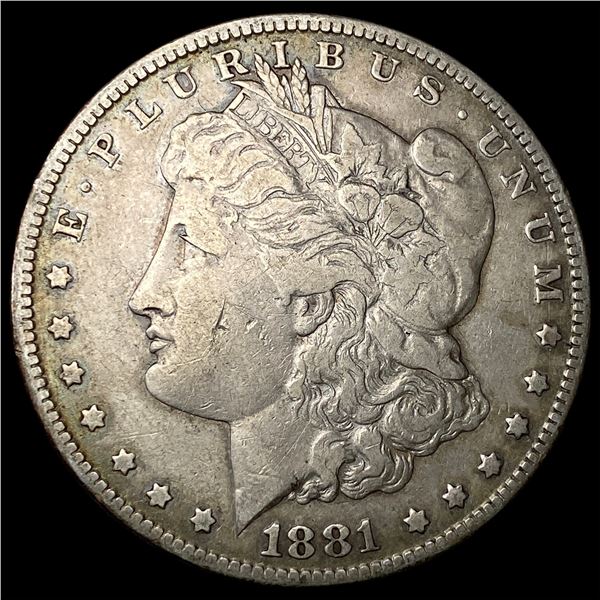 1881 Morgan Silver Dollar ABOUT UNCIRCULATED