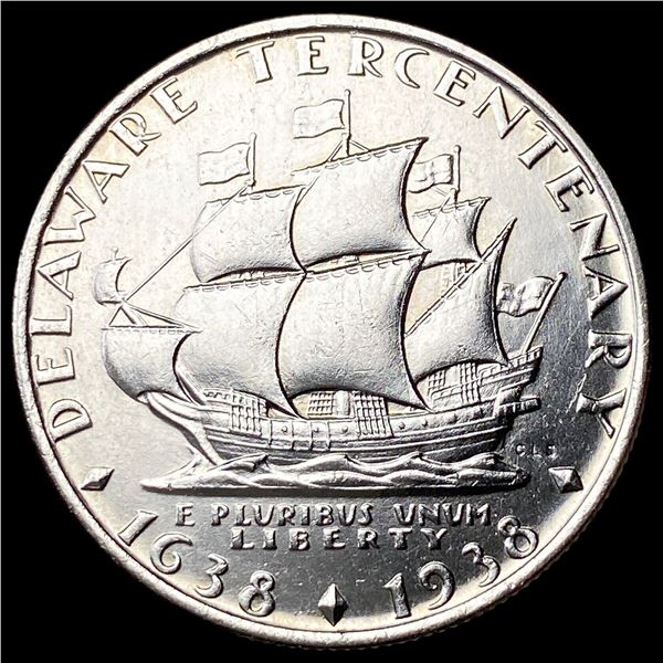 1936 Silver Delaware Half Dollar UNCIRCULATED