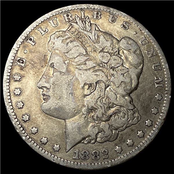 1882-O Silver Morgan Dollar ABOUT  UNCIRCULATED