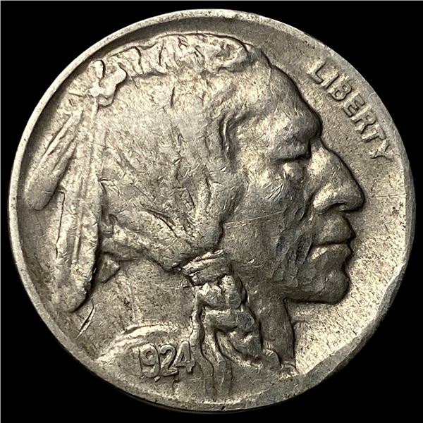 1924-D Buffalo Nickel NEARLY UNCIRCULATED